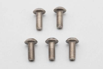 Yokomo M3 x 8,0mm Titanium Button Head Socket Screw (5)