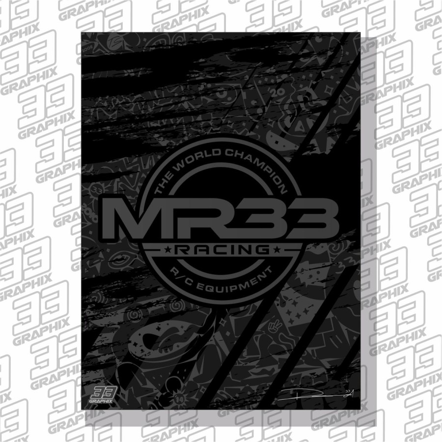 MR33 SIGNATURE Setup Board Onroad 39 x 29 x 1cm - Black