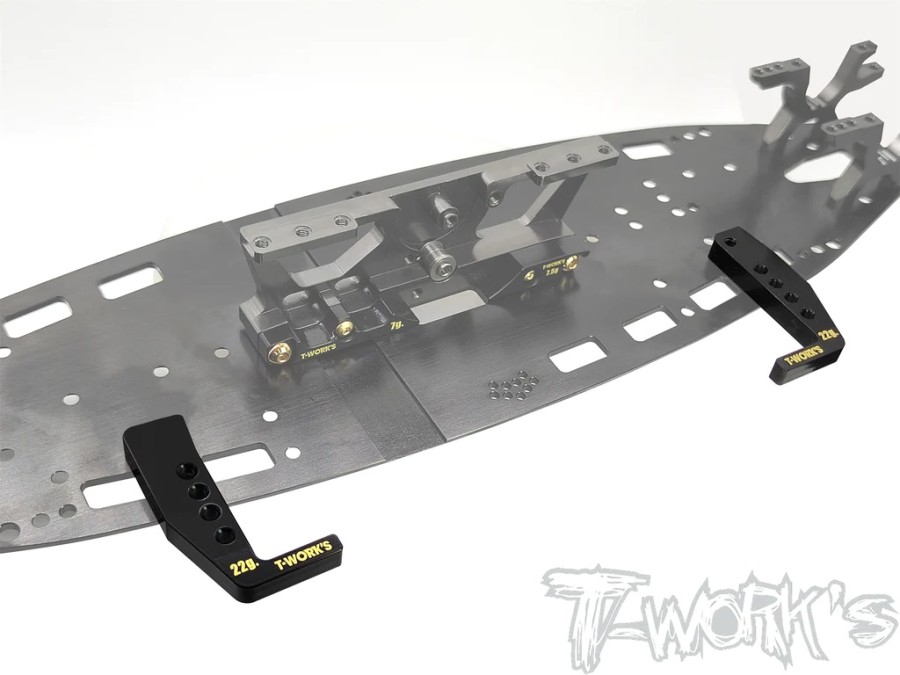 T-Work`s Brass Battery Mounts 2 x 22g for Awesomatix A800R