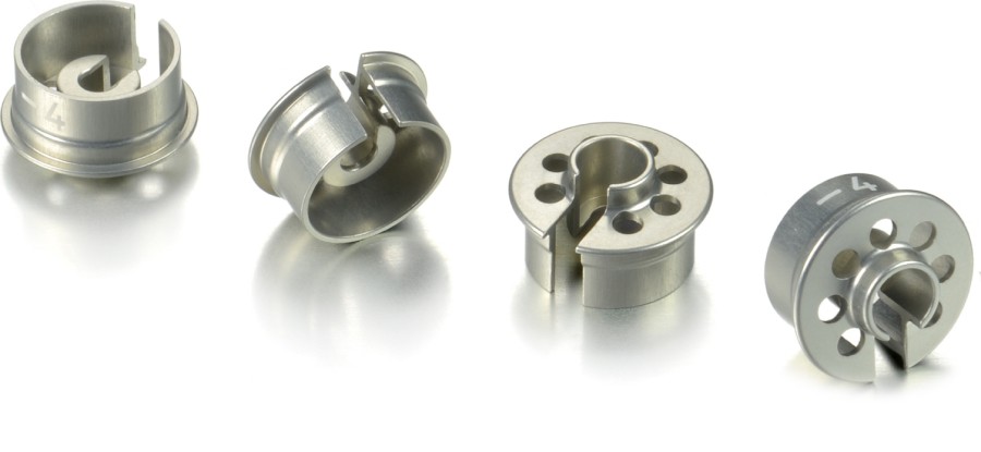 XRAY Aluminium Shock Spring Retainer -4mm (4)
