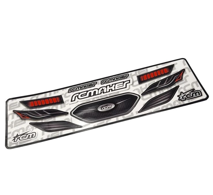RC MAKER Premium Inside Headlight + Grill Sticker Set 1:10 Touring Car