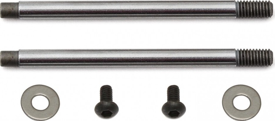 Team Associated FT 3x23 Shock Shaft V2, chrome
