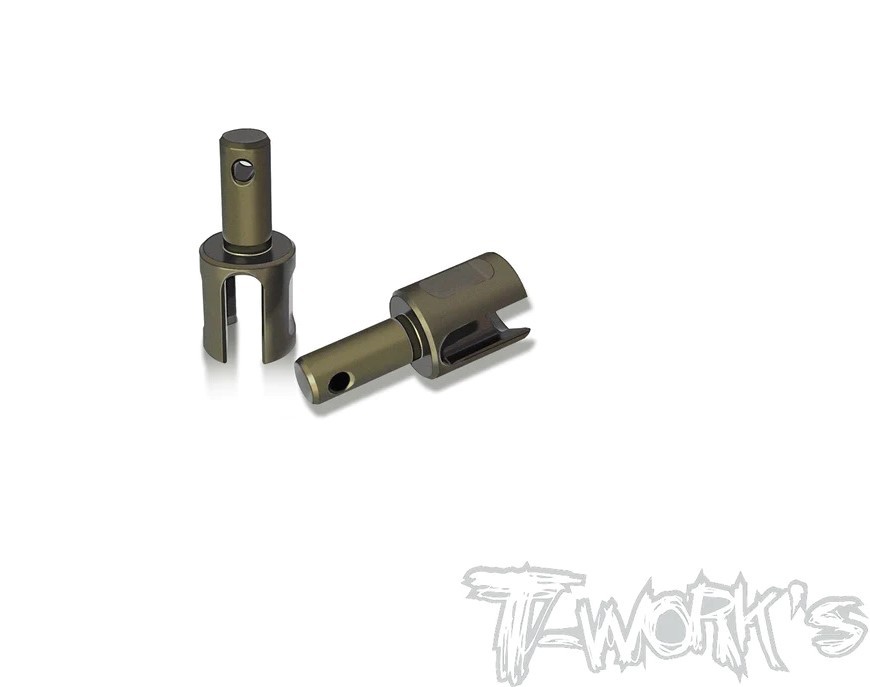 T-Work`s Aluminum Hard Coated Differential Outdrivesfor Xray X4-2022 (2)
