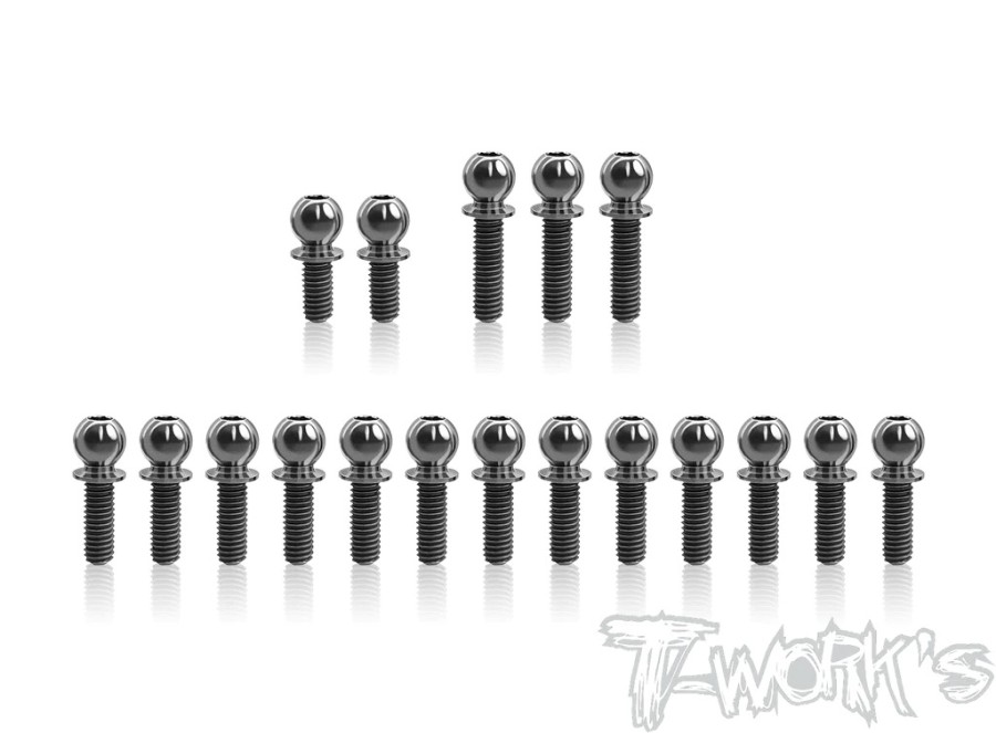 T-Work`s 64 Titanium Ball End set for Xray XB2-2024 (18)