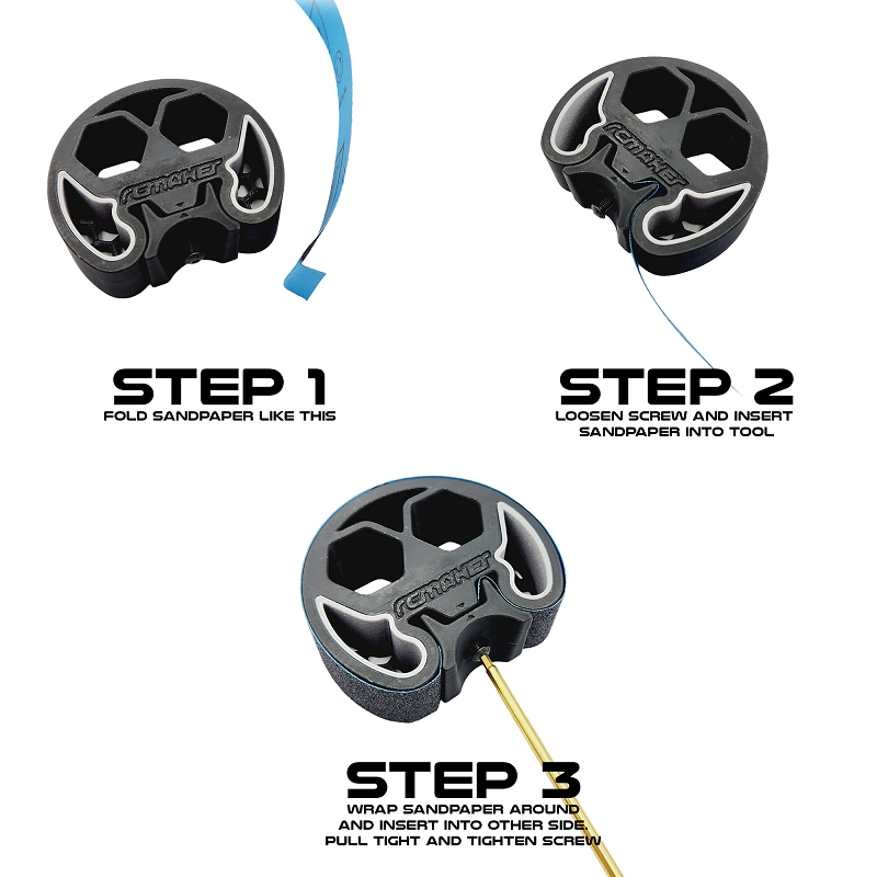RC MAKER 3D Pro Hand Wheel Arch Sander 1:10 & 1:8 Onroad
