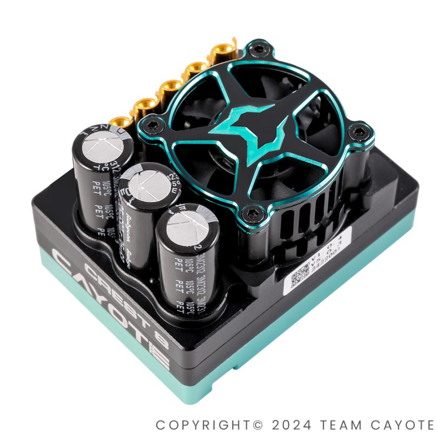 CAYOTE Racing CREST 8 Speed Controller ESC 1:8 200A