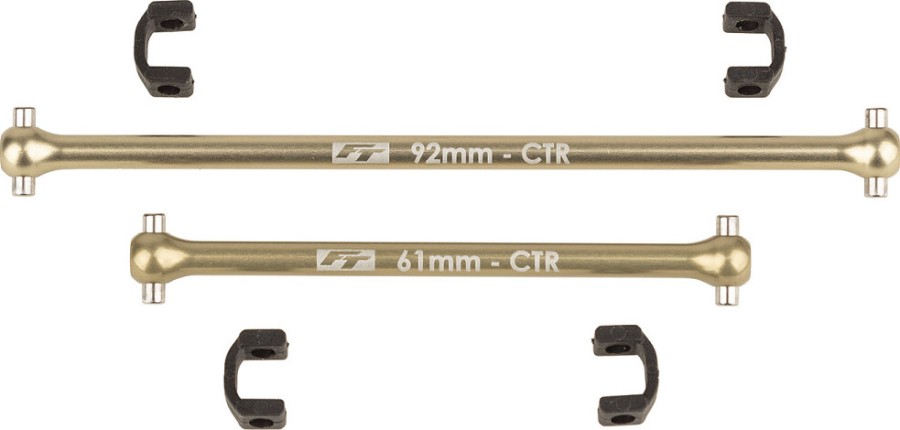 Team Associated RC10B74.2 FT Aluminium Mittelantriebswellen Set (2)