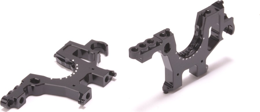 Schumacher Mi9 Aluminium Bulkhead Hoch +2mm (2)