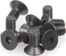 Schumacher Senkkopfschraube Innensechskant M3x6 mm (10)