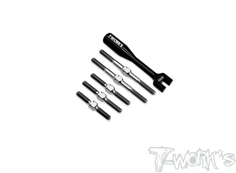 T-Work´s 64 Titan Spurstangen Set für Xray X4F