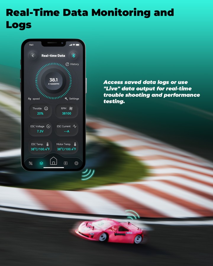 CAYOTE Racing B-Tune Bluetooth Modul für Cayote Fahrtenregler