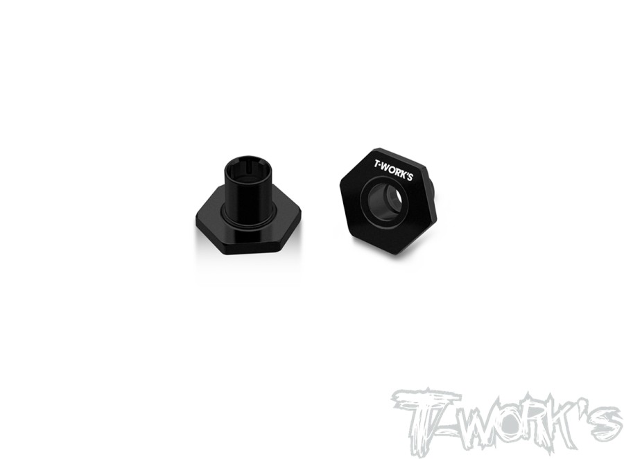 T-Work`s 6mm Bearing Wheel Hub Axle for Xray X4-2023 (2)