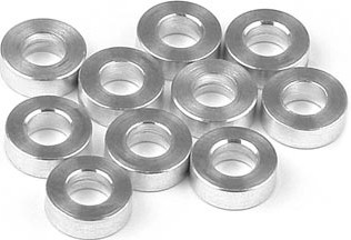 XRAY Aluminim Shims 3mm x 6mm x 2,0mm - Black (10)