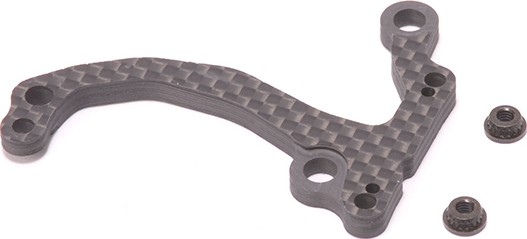 Schumacher Mi9 Carbon 1 Notch Rear Link Mount LH