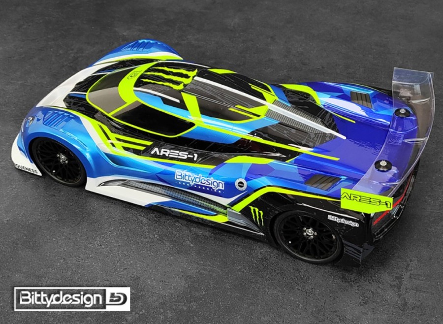 Bittydesign ARES-1 GT Body 1:10 (clear) 190mm