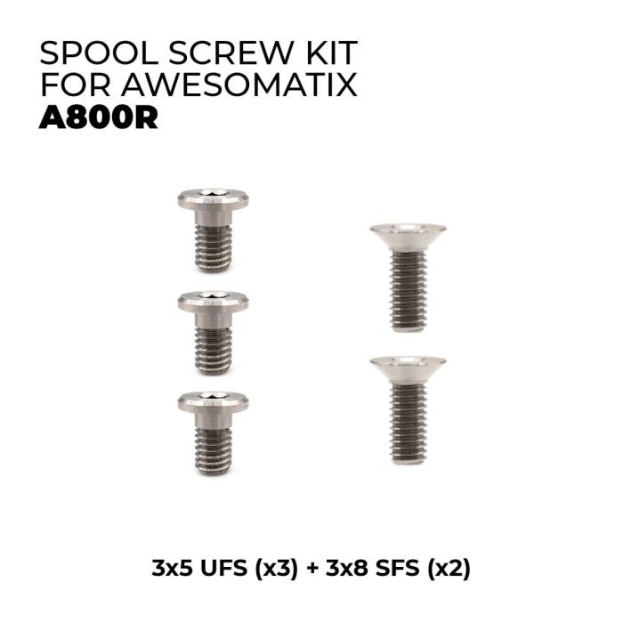 OfficinaRC Titan Spool Screw Set for Awesomatix A800R (5)