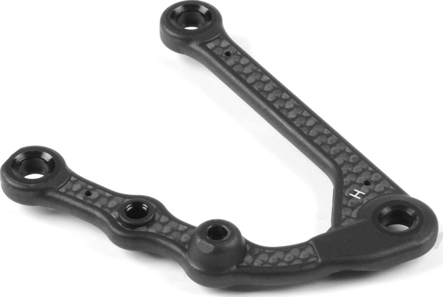 XRAY X4-2024 CFF REAR Lower Arm Left - Inner Shock Position - Hard