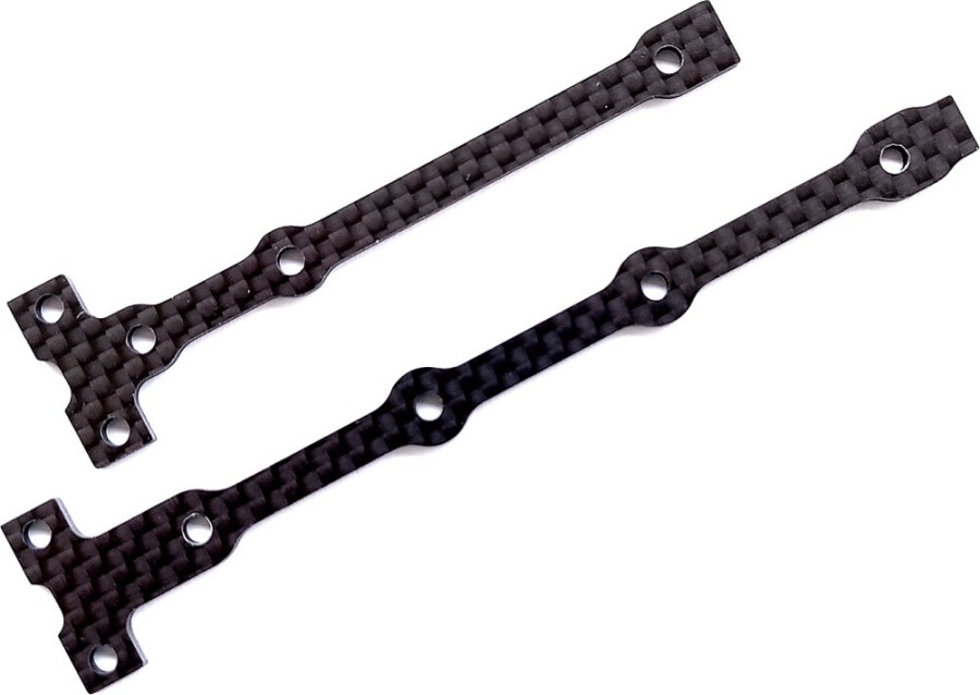Team Associated RC10B74.1 Carbon Flex Chassis Brace Support Set 2,0mm (2)