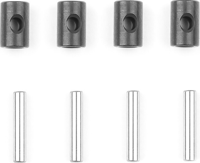 Team Associated TC8 DCV Coupler Tubes And Cross Pins (4)