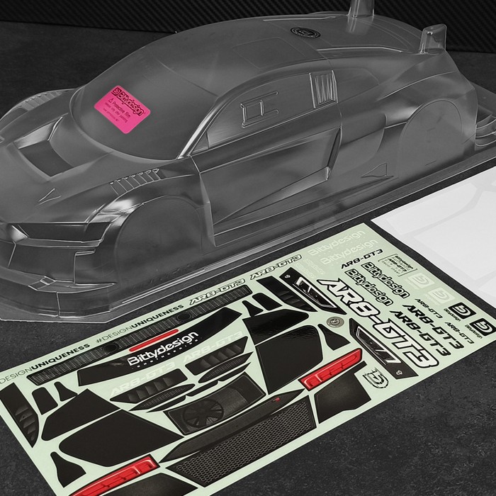 Bittydesign AR8-GT3 Body 1:10 (clear) 190mm