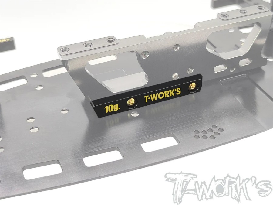 T-Works Brass Weight Set for Motormount Awesomatix A800R (7g +7,5g+10g)