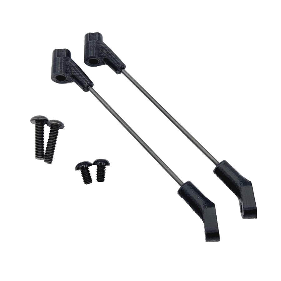 RC MAKER 3D Pro Ultra Lite Anti Tuck Stiffener Set for Horizontal Rear Post Body Pro Mounts