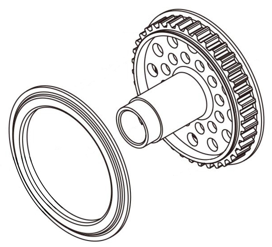 AXON TC10/3 Spool Pulley 38T