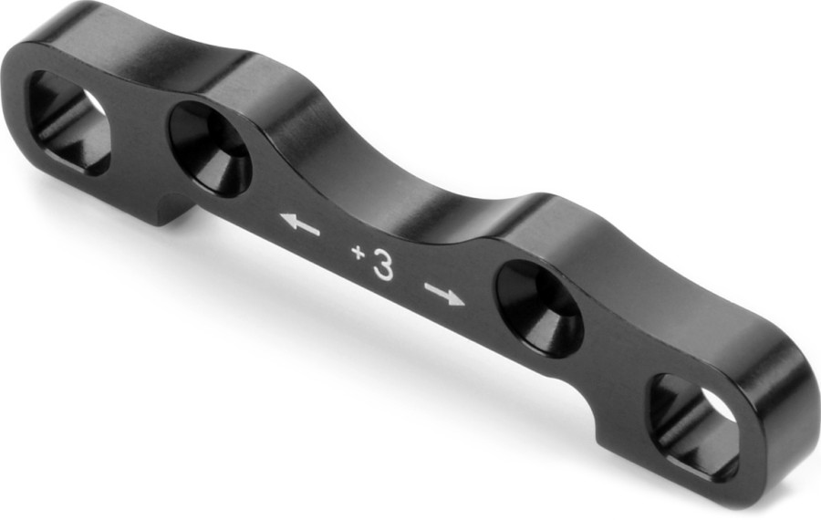 XRAY XB4-2025 Aluminum Lower Suspension Holder for HS Bulkhead - Wide - Front-Rear (1)