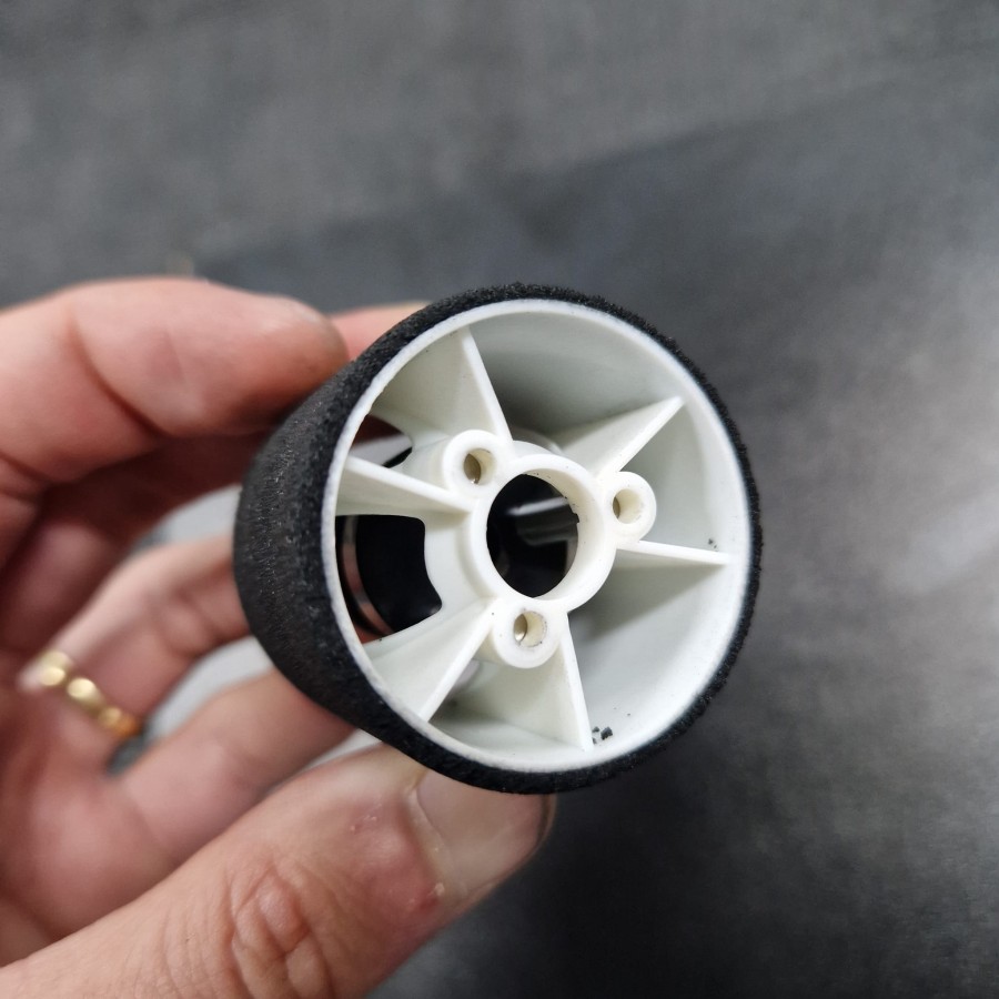 HUDY Aluminium 3-Pin Felgen Adapter Vorne/Hinten 1:12 Pan Car