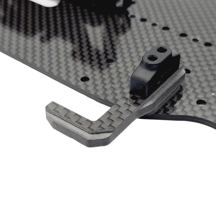 RC MAKER Xray X4-2024 GeoCarbon Battery Mount Set